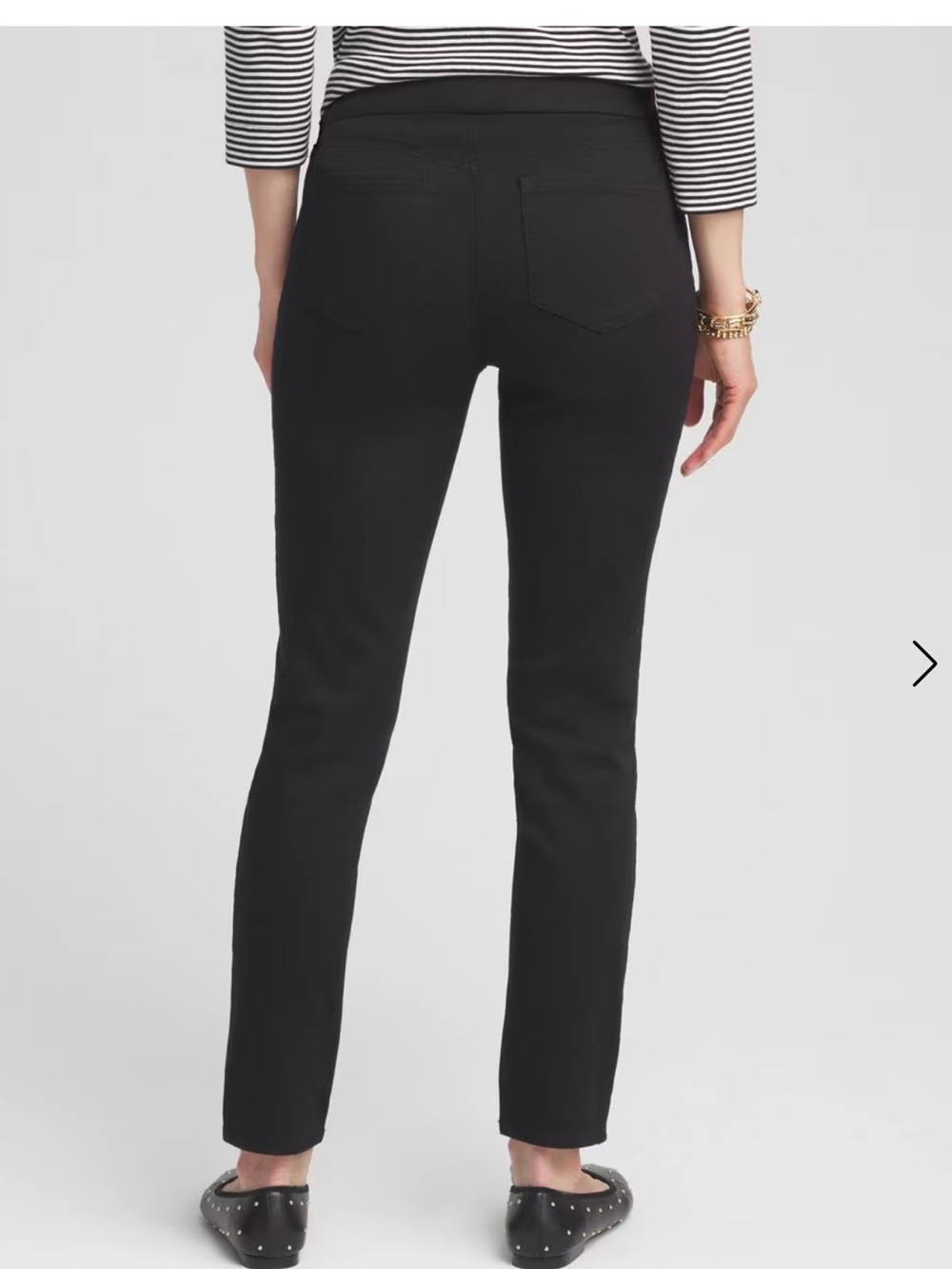 Chicos Denim Pull-On Jeggings Black size 6 NWT